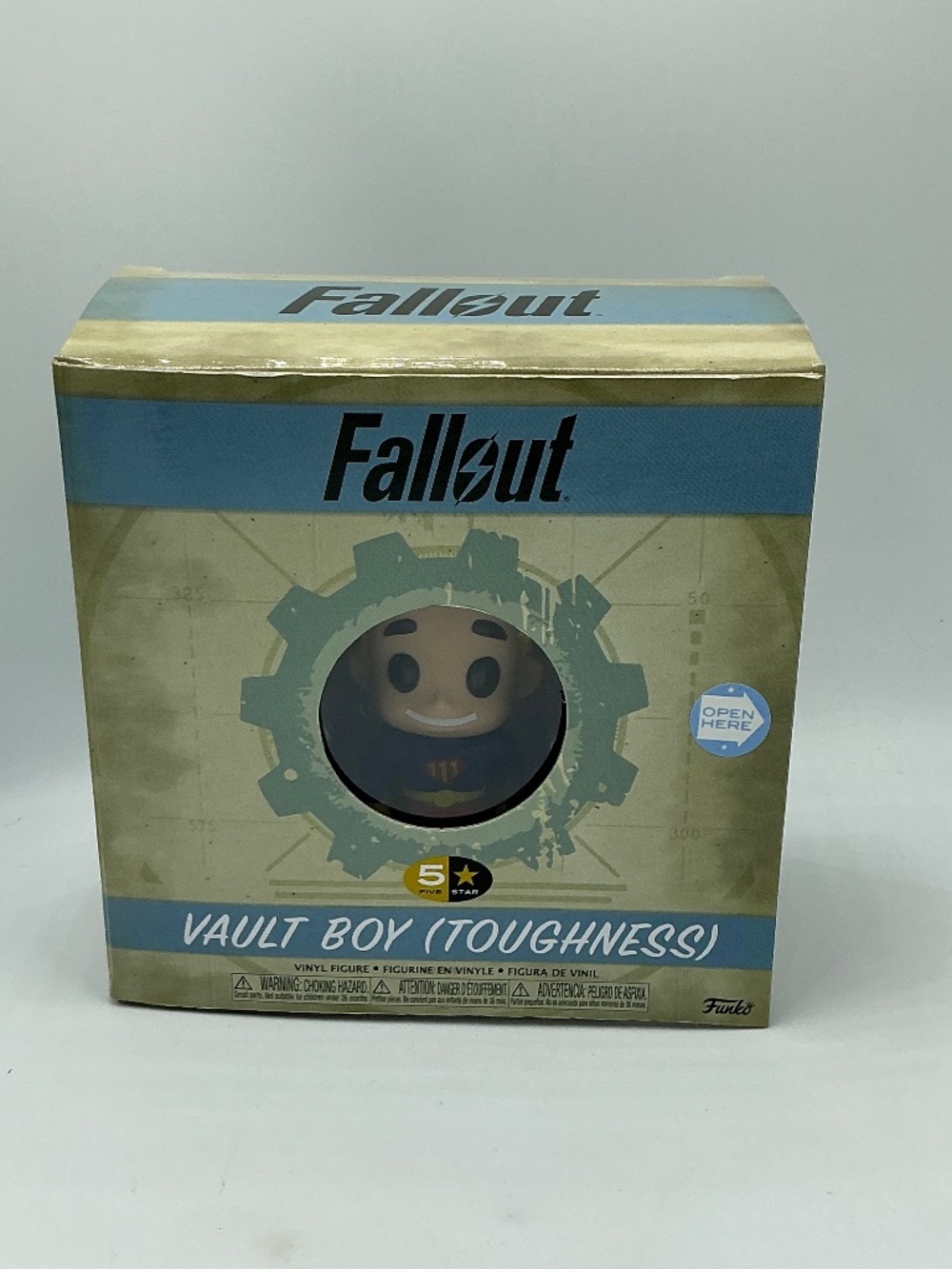 Funko 5 Star Fallout Vault Boy Toughness Vinyl Figure Bethesda Collectible Toy